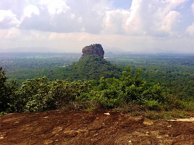 Sigiriya vista da Pidurangala