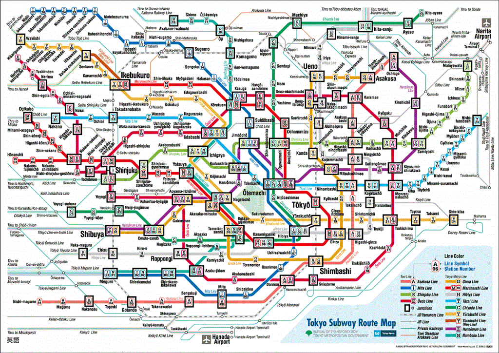 Tokyo Metro mappa